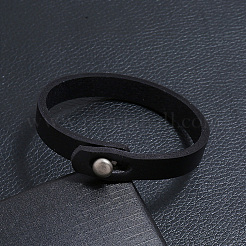 1 шт. панк ретро этнический стиль кожаный браслет ручной работы пара литературный ремешок на руку для мужчин BJEW-CL0001-02C
