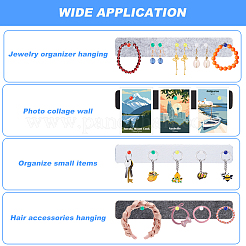 Прямоугольные самоклеящиеся фетровые стикеры для заметок в блокнотах&nbsp;AJEW-CP0008-53A