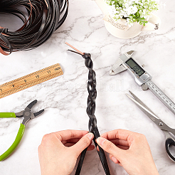 Пластик имитация ротанга плетение KY-WH0024-77