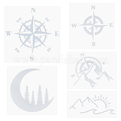 5 лист 5 стилей ПВХ водонепроницаемые наклейки DIY-GF0006-27