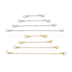 8 шт. 8 стиля латунные кабельные цепи цепи&nbsp;AJEW-BA00146