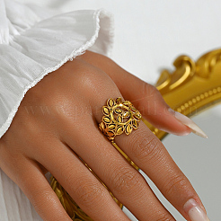 Латунные манжеты открытые кольца для женщин&nbsp;HC6262-3