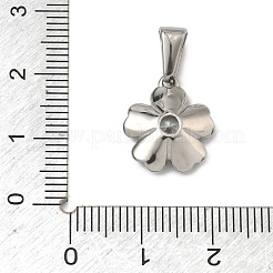 Ciondoli in strass in acciaio inossidabile 304&nbsp;STAS-A140-05D-P