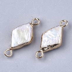 Разъемы для звеньев из натурального жемчуга барокко Keshi Pearl PEAR-T003-07