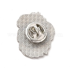 Эмалированная булавка с латунными защелками-бабочками&nbsp;JEWB-A006-06H