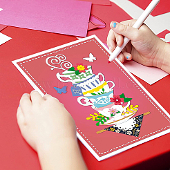 Углеродистая сталь разрезает трафареты DIY-WH0309-269