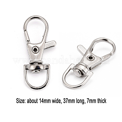20 шт. железные поворотные застежки-лобстеры IFIN-CJ0001-74