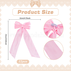 12 шт. полиэстеровый бант для украшения свечей&nbsp;HJEW-PH02246
