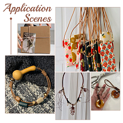 30 ярд двухцветного шнура из коровьей кожи WL-PH0004-23B