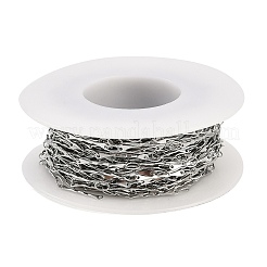 Catene a maglie ovali intrecciate in acciaio inossidabile 304&nbsp;CHS-K017-04P