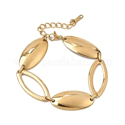 Bracelets à maillons ovales creux en acier inoxydable 304&nbsp;SA-CBAF6AD-06G