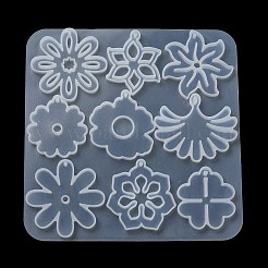 Силиконовые Молды для подвесок в виде цветов своими руками X1-DIY-G100-01B