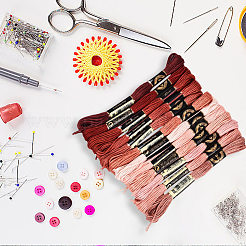 6-слойная полиэфирная нить для вышивания OCOR-WH20074-01A-09