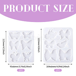 2шт 2 стиля силиконовые Молды для подвесок своими руками&nbsp;DIY-TA0011-26