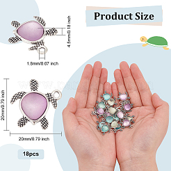 18шт стеклянные подвески&nbsp;FIND-OC0002-51