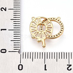 Латунные микро проложить кубического циркония подвески&nbsp;KK-N261-06G