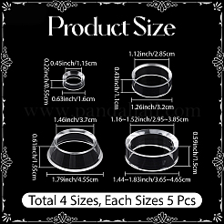 20 шт. 4 стиля пластиковых подставок для спортивных мячей&nbsp;ODIS-GF0001-17B