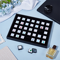 Подносы для ювелирных изделий из искусственной кожи&nbsp;CON-WH0086-161