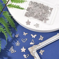 60 шт. 10 стиля подвесок из нержавеющей стали 201 и 304&nbsp;STAS-FS0001-88