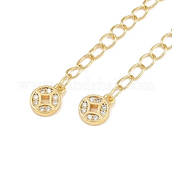 Латунные микрокристаллы кубического циркония с цепочкой KK-H480-55G