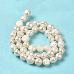Нити из натурального культивированного пресноводного жемчуга PEAR-E017-21