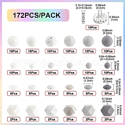 162 шт. Силиконовые бусины&nbsp;SIL-YW0001-89