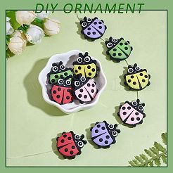 10шт 5 цвета силиконовые фокусные бусины JX773A