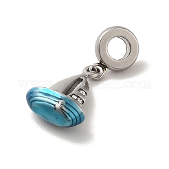 304 нержавеющая сталь эмалированная европейские подвески-шармы STAS-G308-22AS