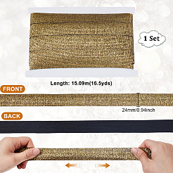 Плоский полиэстер эластичный шнур DIY-WH0678-09B