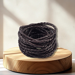 5 м плетеный круглый шнур из искусственной кожи для украшений OCOR-GF0004-96A-02