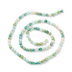 Градиент цвета гальваника стеклянные бусины нити&nbsp;GLAA-E042-04E