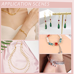 1260 шт. 6 стиля алюминиевой проволоки открытые соединительные кольца ALUM-WR0001-02