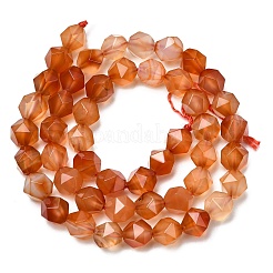 Натуральный красный агат бисер нитей&nbsp;G-Z119-A02-02