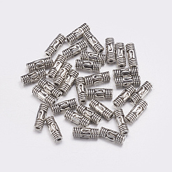 Сплавочные овальные бусины тибетского стиля  X-TIBEB-1009-AS-LF