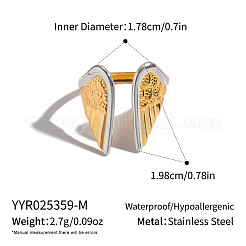 Регулируемые манжеты из нержавеющей стали 304 с открытыми кольцами для женщин&nbsp;ME6859-2