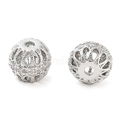 Латунные микропаве из прозрачного кубического циркония KK-U028-23P