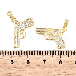 Pendenti in ottone con zirconi chiari&nbsp;KK-E800-12G