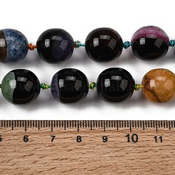 Природный агат бисер нитей&nbsp;G-F820-B01-01