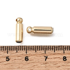 Messing-Anstecknadel-Endkappe&nbsp;FIND-Z123-01G