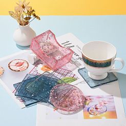 Tassenmatten Silikonformen Sets&nbsp;DIY-SZ0002-48