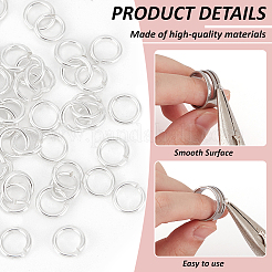 60 шт. 925 открытых кольца из стерлингового серебра&nbsp;STER-BC0002-57B