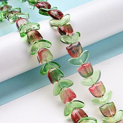 Прозрачные стеклянные бусины&nbsp;LAMP-H061-02K