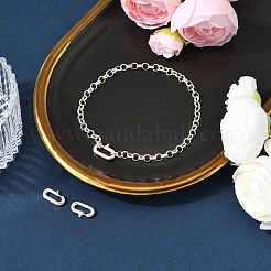 3 шт. 925 кольца-пружинки из стерлингового серебра STER-BBC0008-64A-S