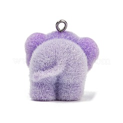 Подвески из флокированной смолы&nbsp;LS-RESI-P044-02A-P