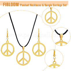 Набор украшений в виде знака мира SJEW-FI0001-23
