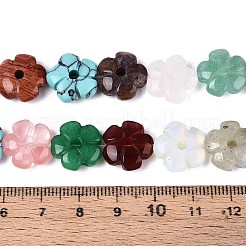 Натуральные и синтетические смешанные каменные бусы пряди G-T142-67