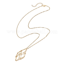 3 шт. 3 стиля 304 нержавеющая сталь кубовидная цепочка макраме мешочек пустой держатель для камня изготовление ожерелья&nbsp;NJEW-JN05198