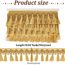 Лента из полиэстера с кисточками длиной 10 м. OCOR-WH0091-64