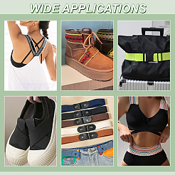 Жаккардовая резинка из полиэстера в этническом стиле OCOR-WH0070-91B-1