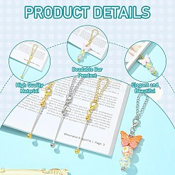 10 шт. 2-цветный цинковый сплав&nbsp;AJEW-CJ0001-50